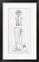 Fuel Station Sketch No. 2 Fine Art Print