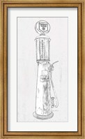 Fuel Station Sketch No. 3 Fine Art Print