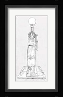 Fuel Station Sketch No. 4 Framed Print