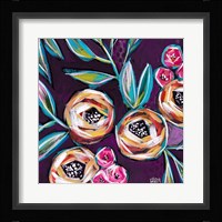 Purple Floral II Framed Print