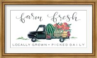 Farm Fresh Produce Truck Fine Art Print