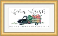 Farm Fresh Produce Truck Fine Art Print