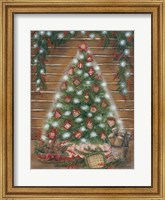 A Log Cabin Christmas Fine Art Print