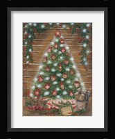 A Log Cabin Christmas Fine Art Print