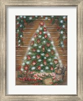 A Log Cabin Christmas Fine Art Print