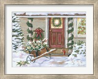 Holiday Porch Fine Art Print