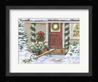 Holiday Porch Fine Art Print