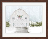 Christmas Barn Fine Art Print