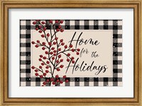 Home for the Holidays with Berries Fine Art Print