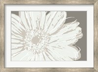 Flower Pop Sketch III-Greys Fine Art Print