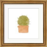 Watercolor Cactus III Fine Art Print
