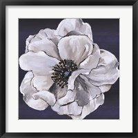 Blue & White Floral IV Fine Art Print