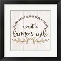 Farm Life VI-Farmer's Wife Framed Print