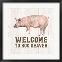 Farm Life VII-Hog Heaven Fine Art Print