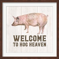 Farm Life VII-Hog Heaven Fine Art Print