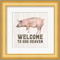 Farm Life VII-Hog Heaven Fine Art Print