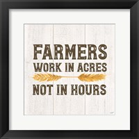 Farm Life VIII-Acres Framed Print