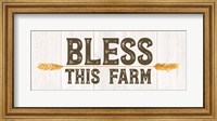 Farm Life Panel III-Bless this Farm Fine Art Print