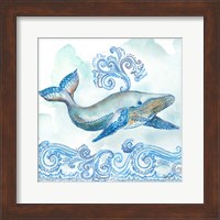 Boho Shells II-Whale Fine Art Print
