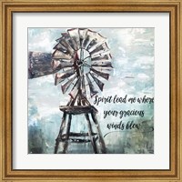 Primitive Windmill Fine Art Print