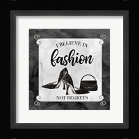 Fashion Humor VII-Believe in Fashion Framed Print