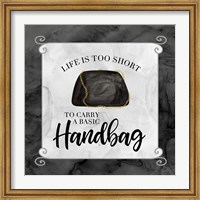 Fashion Humor X-Basic Handbag Fine Art Print