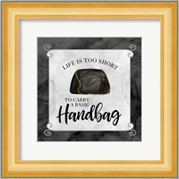 Fashion Humor X-Basic Handbag Fine Art Print