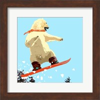 Polar Bear Jump Fine Art Print