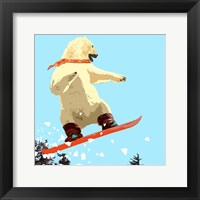 Polar Bear Jump Fine Art Print