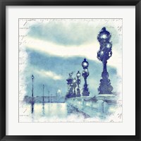 Paris in Blue II Framed Print
