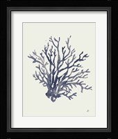 Ocean Finds XV Navy Framed Print