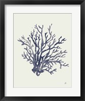 Ocean Finds XV Navy Framed Print