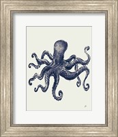 Ocean Finds III Navy Fine Art Print