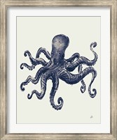 Ocean Finds III Navy Fine Art Print
