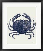 Ocean Finds II Navy Framed Print