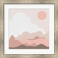 Mountainous I Pink Fine Art Print