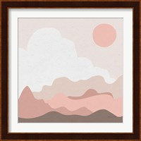 Mountainous I Pink Fine Art Print
