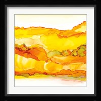 Yellowscape II Framed Print