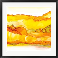 Yellowscape II Framed Print