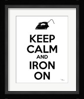 Laundry On II BW Framed Print