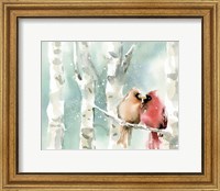 Christmas Cardinals Fine Art Print