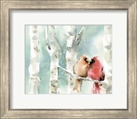 Christmas Cardinals Fine Art Print