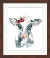 Floral Cow Fine Art Print