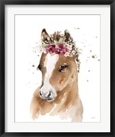 Floral Pony Fine Art Print