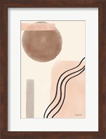 Geo Abstract II Neutral Pink Fine Art Print