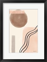 Geo Abstract II Neutral Pink Fine Art Print