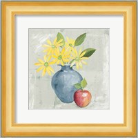 Floral Still Life Gray Fine Art Print