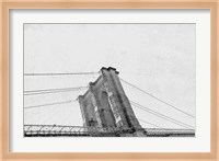 Brooklyn Bridge From Below Fine Art Print