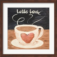 Latte Love Square Fine Art Print