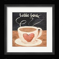 Latte Love Square Fine Art Print